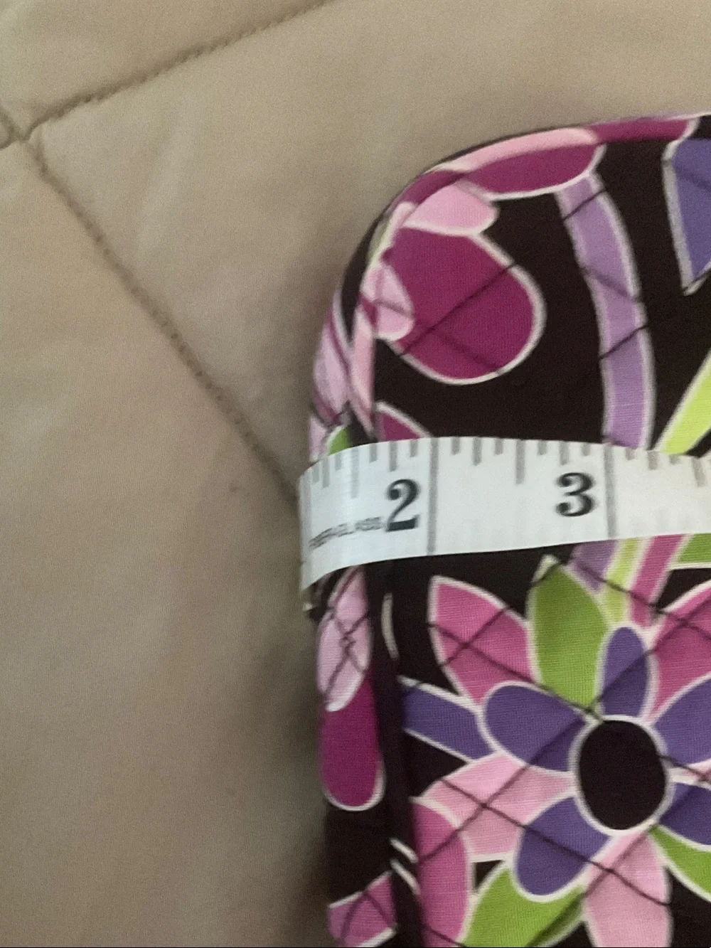 Vera Bradley Purple Multi Quilted Floral Laptop Sleeve